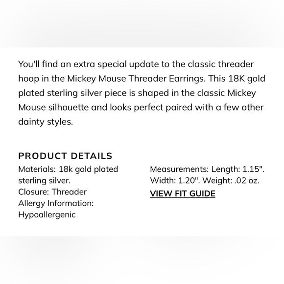 NIB Disney Baublebar earrings - Picture 4 of 4